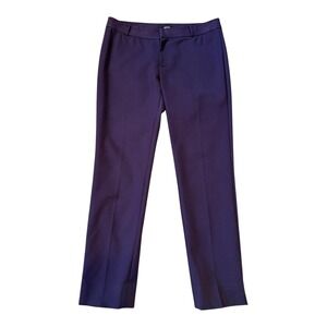RAOUL Women's Deep Plum Flat Front Dress Pants Size 10 Work Career